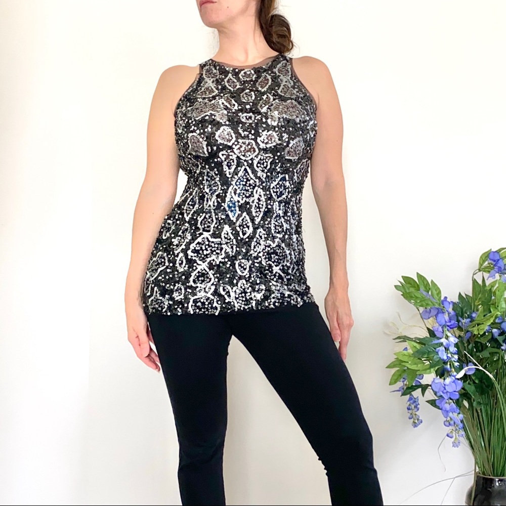 Arden B Sequin Top